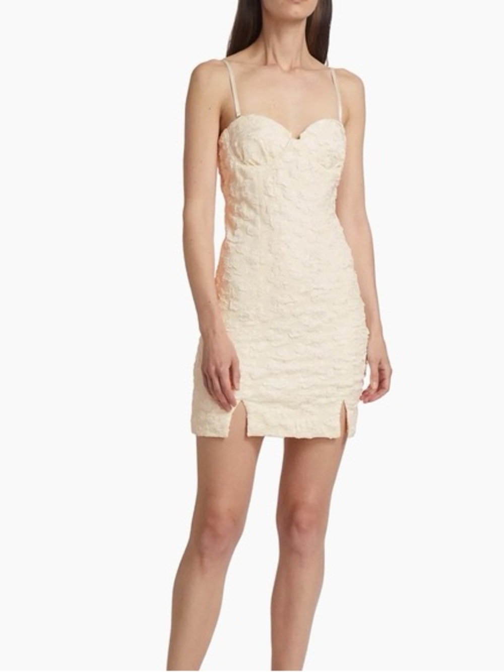 Rotate white mini dress